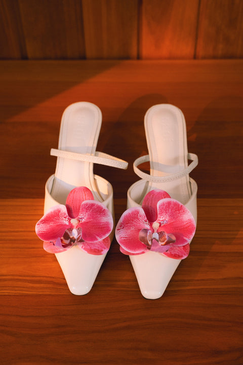 Lily Orchid Heels in Vanilla