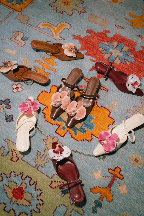 Lily Orchid Heels in Vanilla