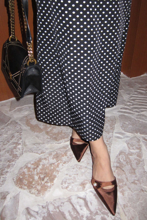 Monroe Heels in Brown