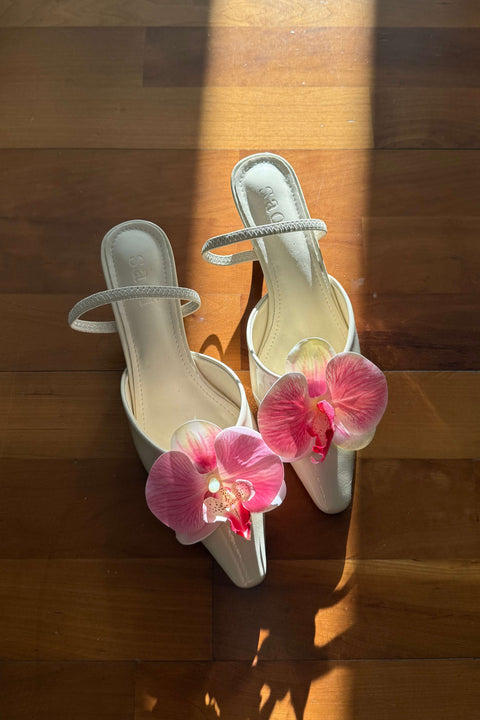 Lily Orchid Heels in Vanilla