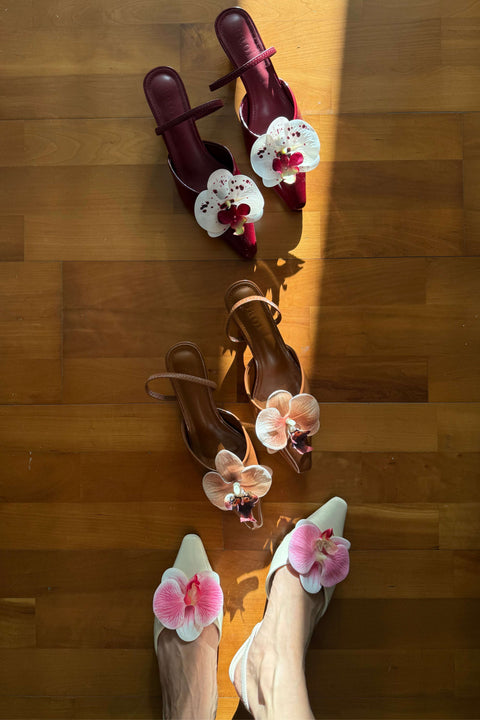 Lily Orchid Heels in Vanilla
