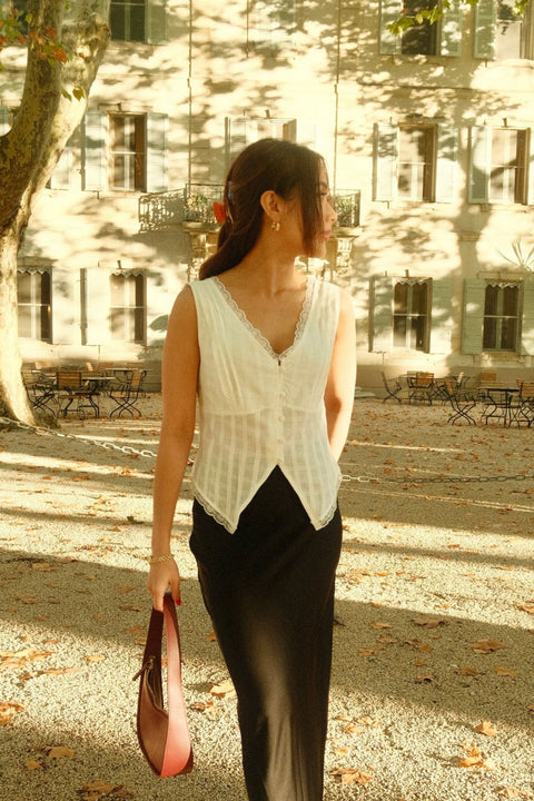 Juliette Lace Top in White