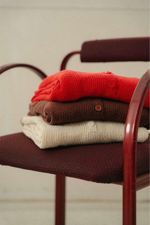 Melrose Knit Dress in Cocoa Bean