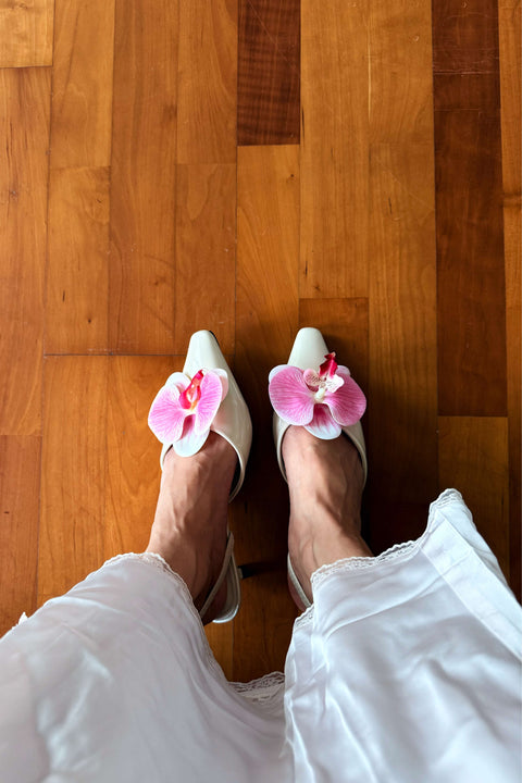 Lily Orchid Heels in Vanilla