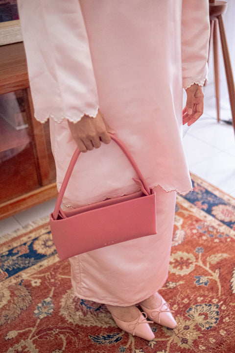 Kurung Panjang Orked in Peach
