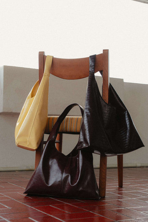 Carrie Bag in Croco Black
