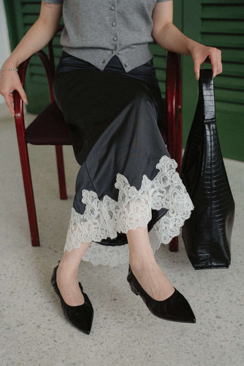 Solana Mules in Black