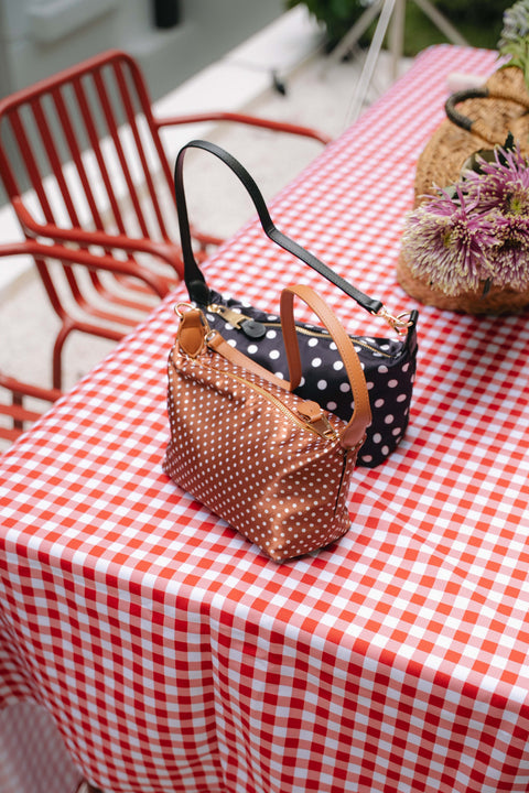 Bel Air Bag in Polka Toffee