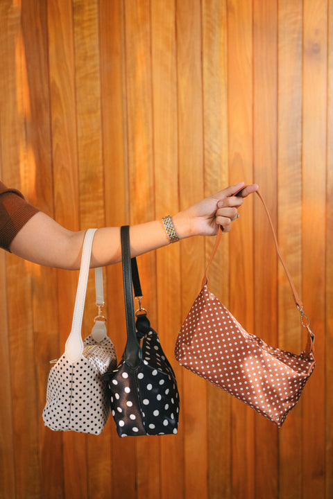 Bel Air Bag in Polka Toffee