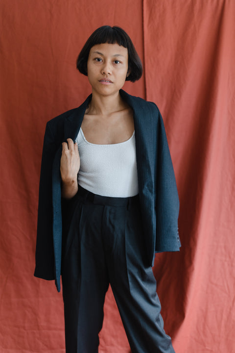 Classic Wide Legged Pants in Black