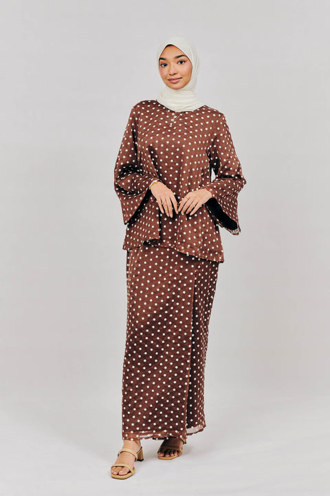 Kurung Kedah in Manis Kelapa Brown
