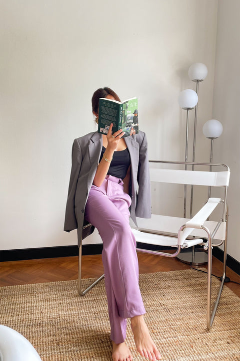 Flores Pants in Lilac