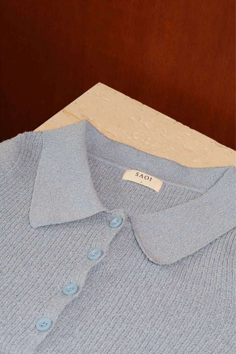 Melrose Knit Dress in French Blue