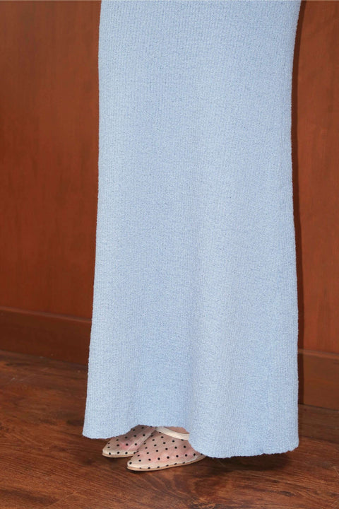 Melrose Knit Dress in French Blue