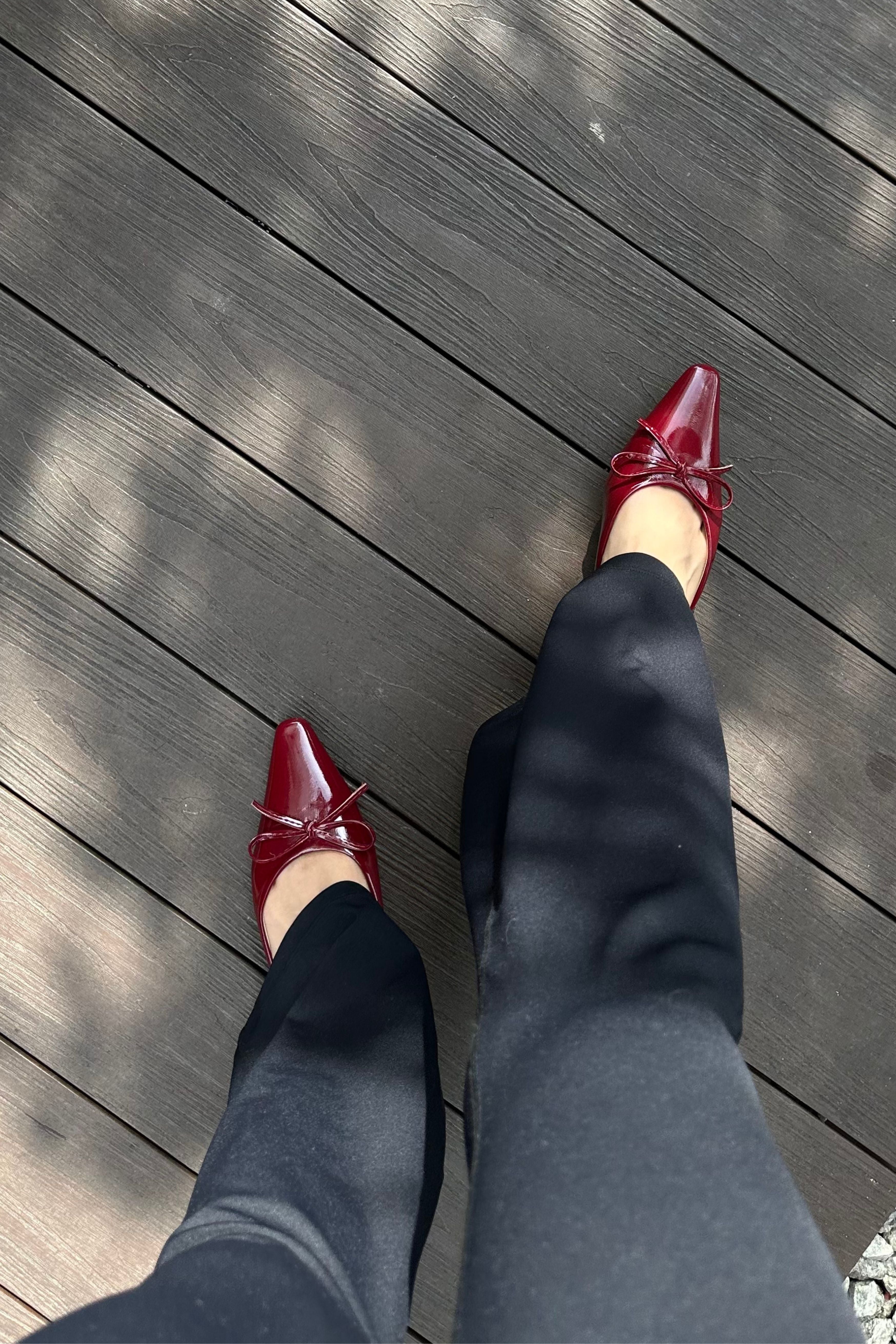 Burgundy kitten heels best sale