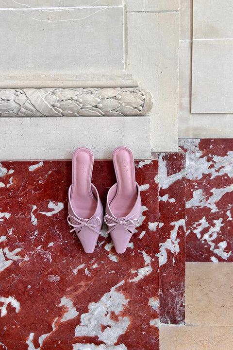 Blair Kitten Heels in Lilac