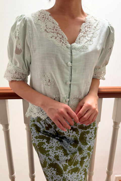Belle Top in Bleu
