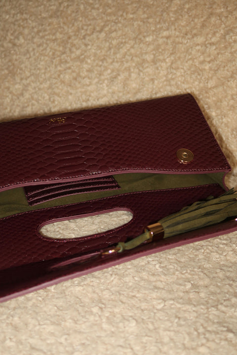 Peggy Clutch Plum