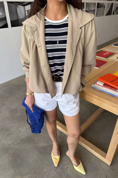 Nineties Trench in Khaki