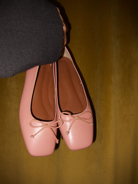 Poppy Ballet Flats in Ballerina Nude