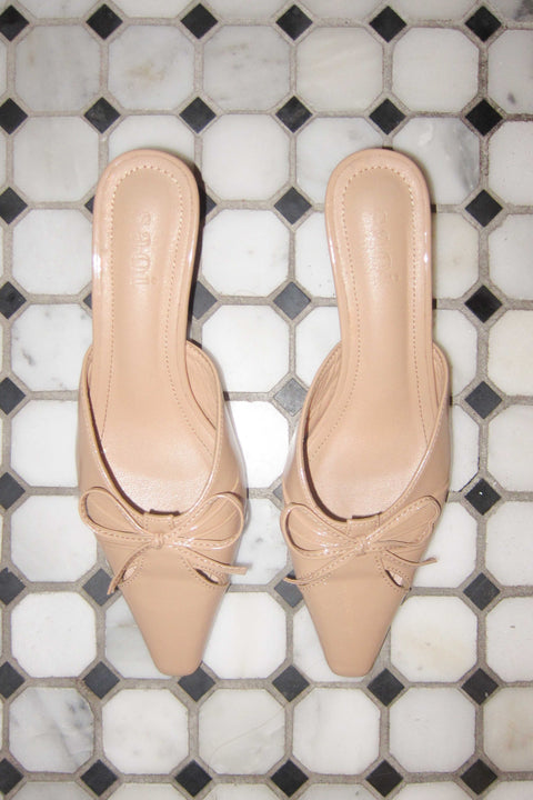 Blair Kitten Heels in Almond