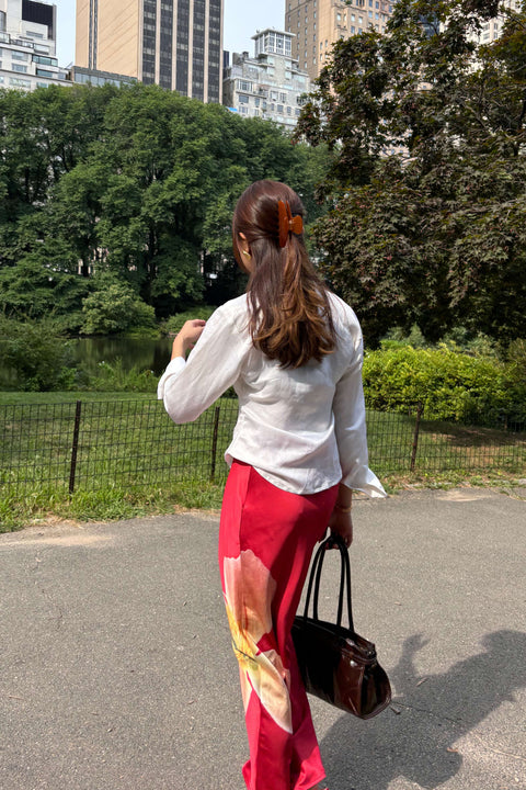 Charlotte Skirt in Summer Red