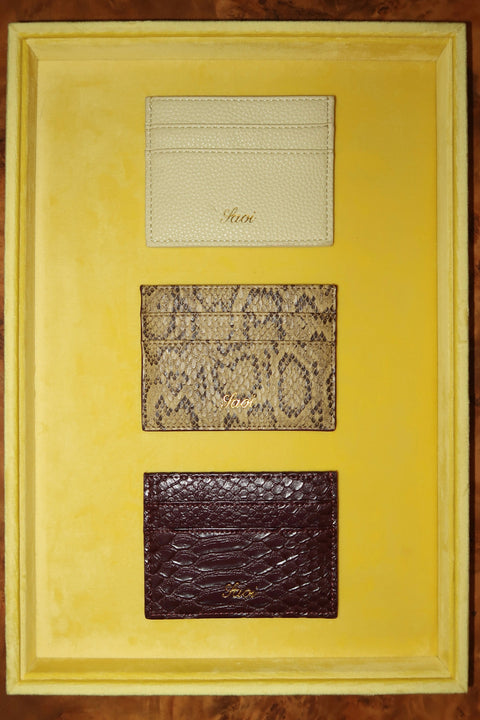 Card Holder in Honey