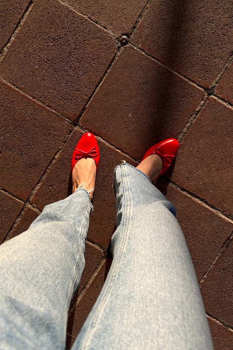 Marie Kitten Heels in French Kiss Red