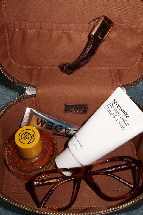 Mini Posh Case in Cocoa Bean