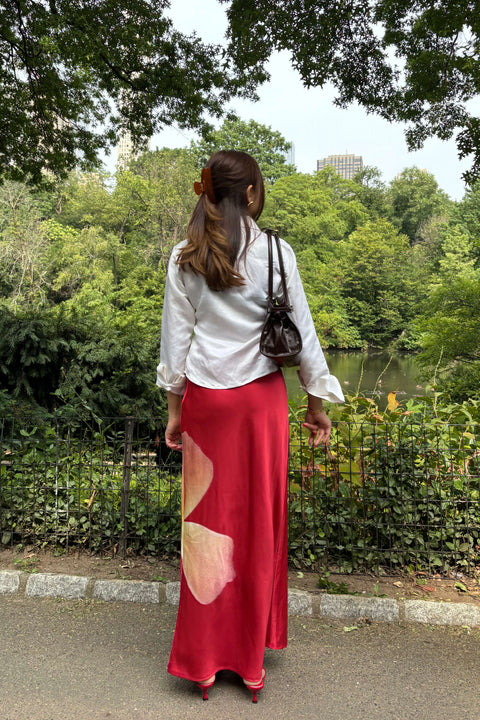 Charlotte Skirt in Summer Red