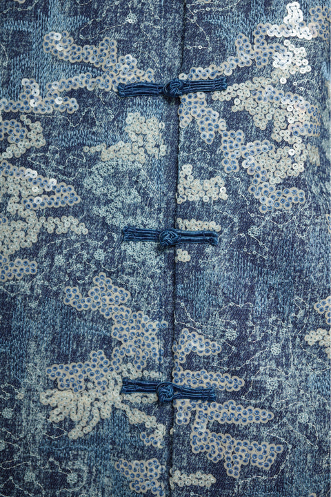 Amina Jacket in Blues Blue