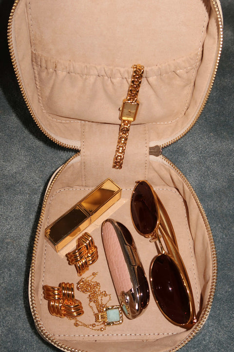 Jewellery Case in Vanilla