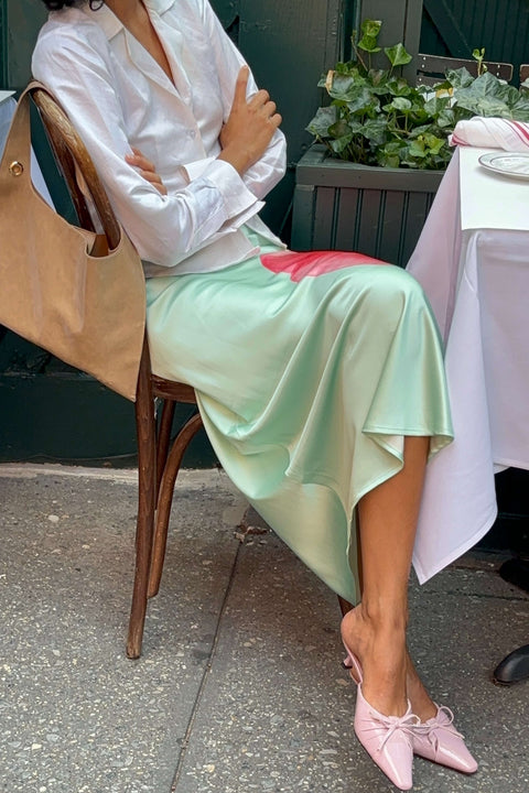 Charlotte Skirt in Genovian Green