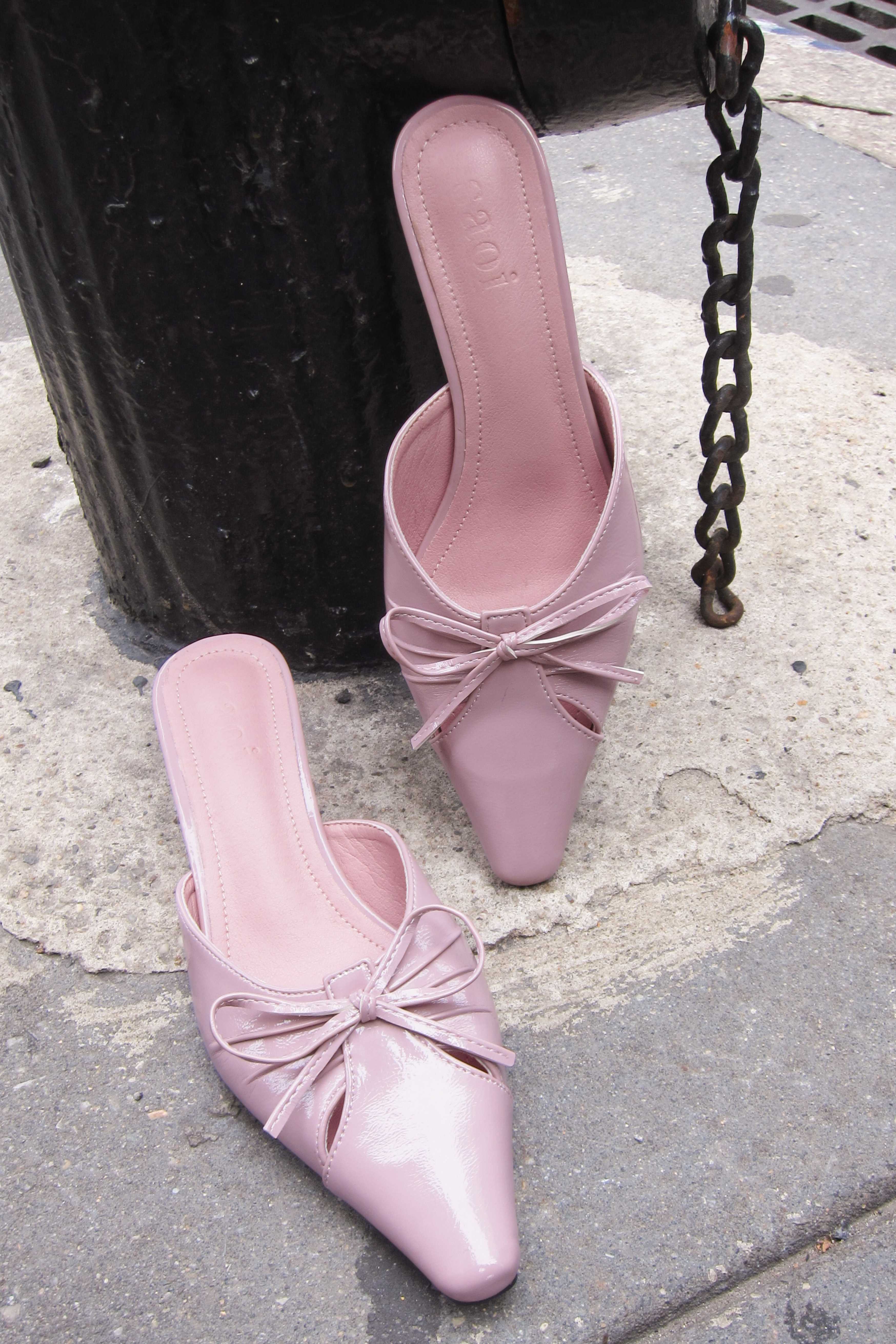 Blair Kitten Heels in Lilac Saoi