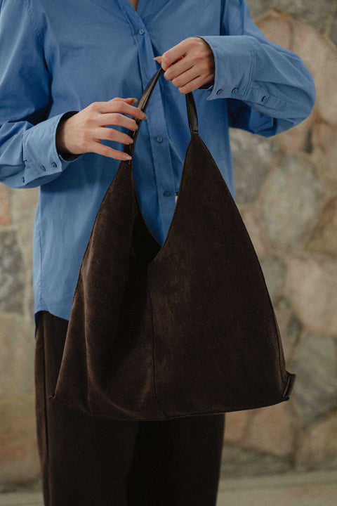 Carrie Bag in Double Shot Suede