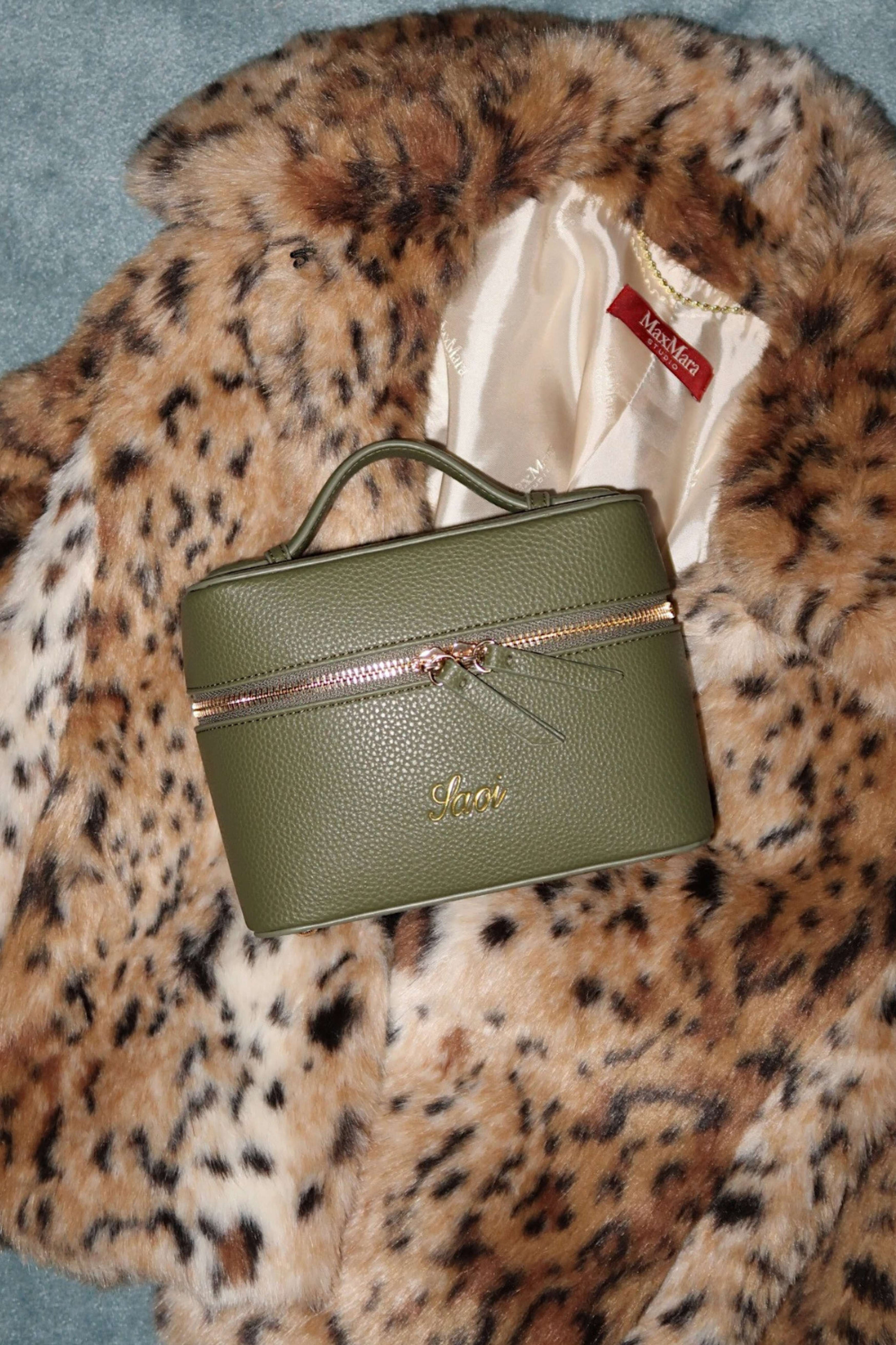 Mini Posh Case in Olive – Saoi