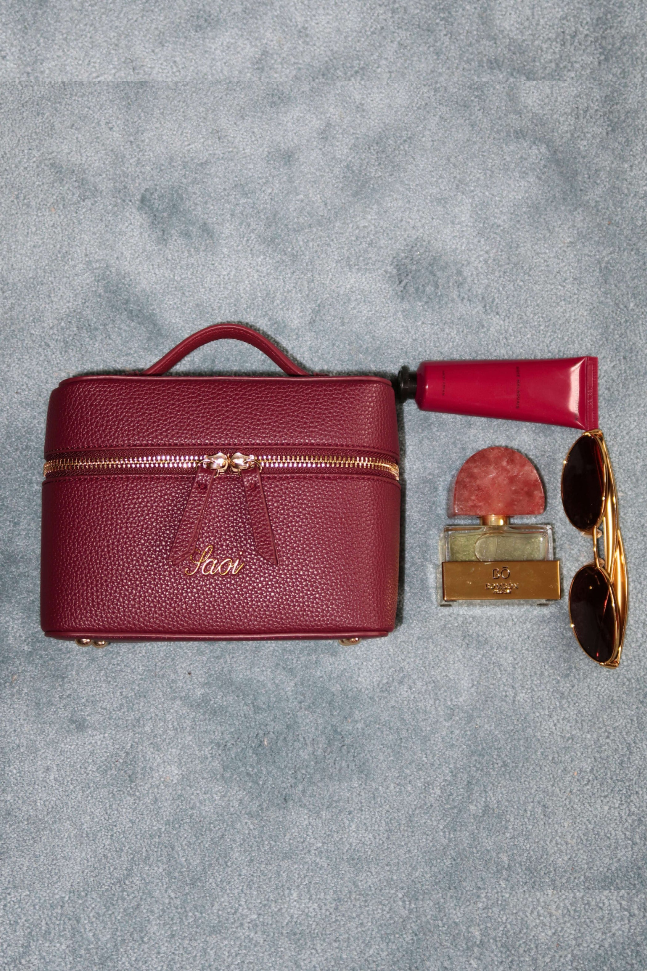 Mini Posh Case in Burgundy – Saoi