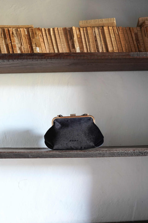 Nara Clutch in Black Olive