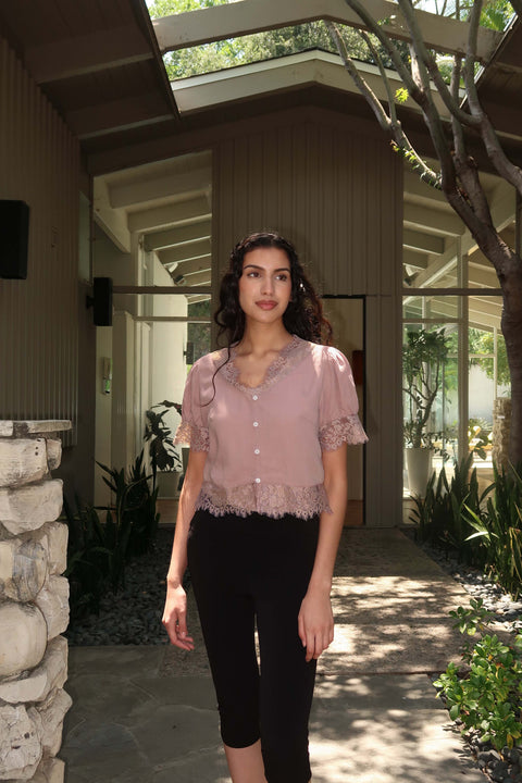 June Top in Strawberry