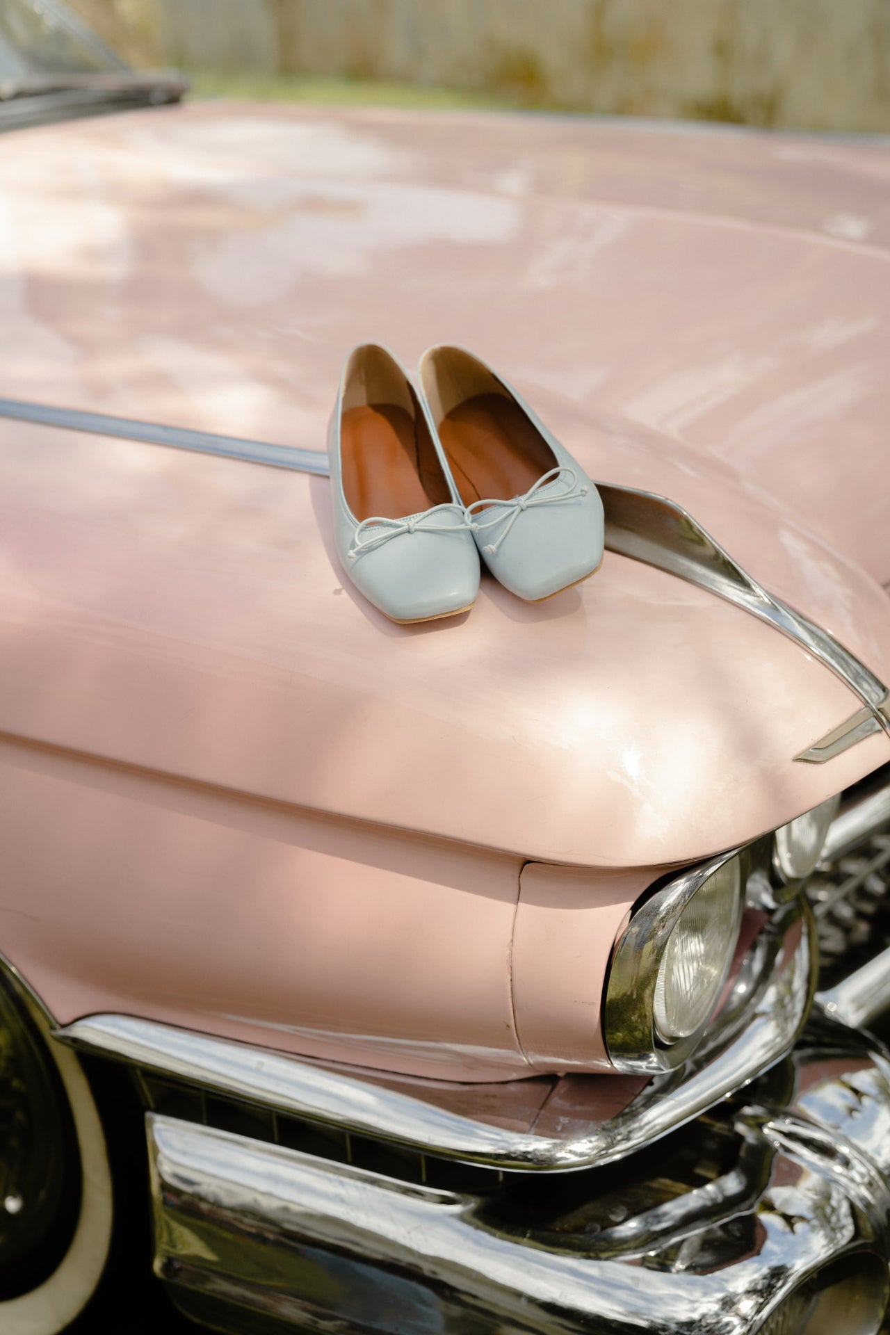 Poppy Mesh Ballet Flats main image 1